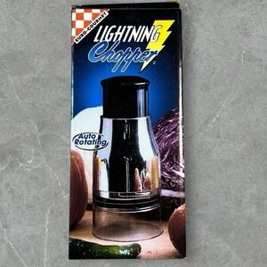 Euro Gourmet Lightning Chopper Auto Rotating Kitchen Gadget Manual Food Slicer